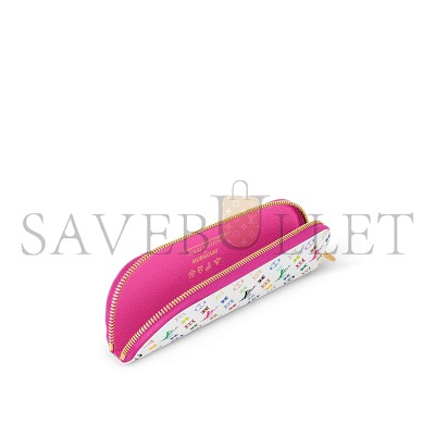 LOUIS VUITTON LV X TM MONOGRAM MULTICOLOR CHARLOTTE PENCIL POUCH GI1303 (20*7*2cm) LOUIS VUITTON LV X TM MONOGRAM MULTICOLOR CHARLOTTE PENCIL POUCH GI1303 (20*7*2cm)